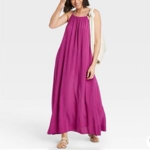 Fuschia maxi dress